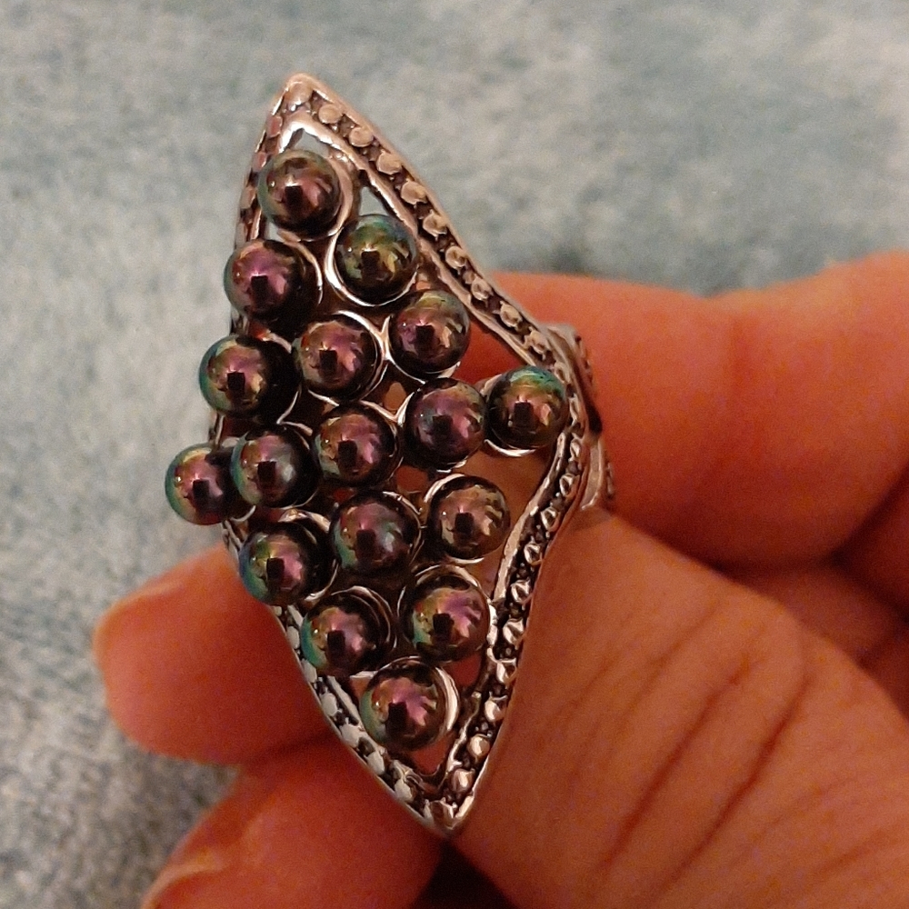 Classic Cocktail Stainless Steel Ring